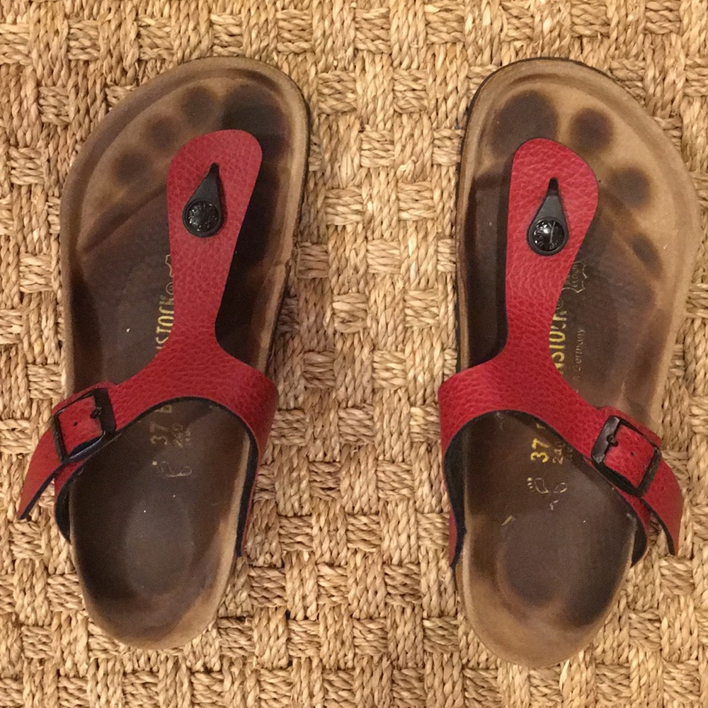 Birkenstock Gizeh 37, red